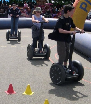  Carrera en segway 